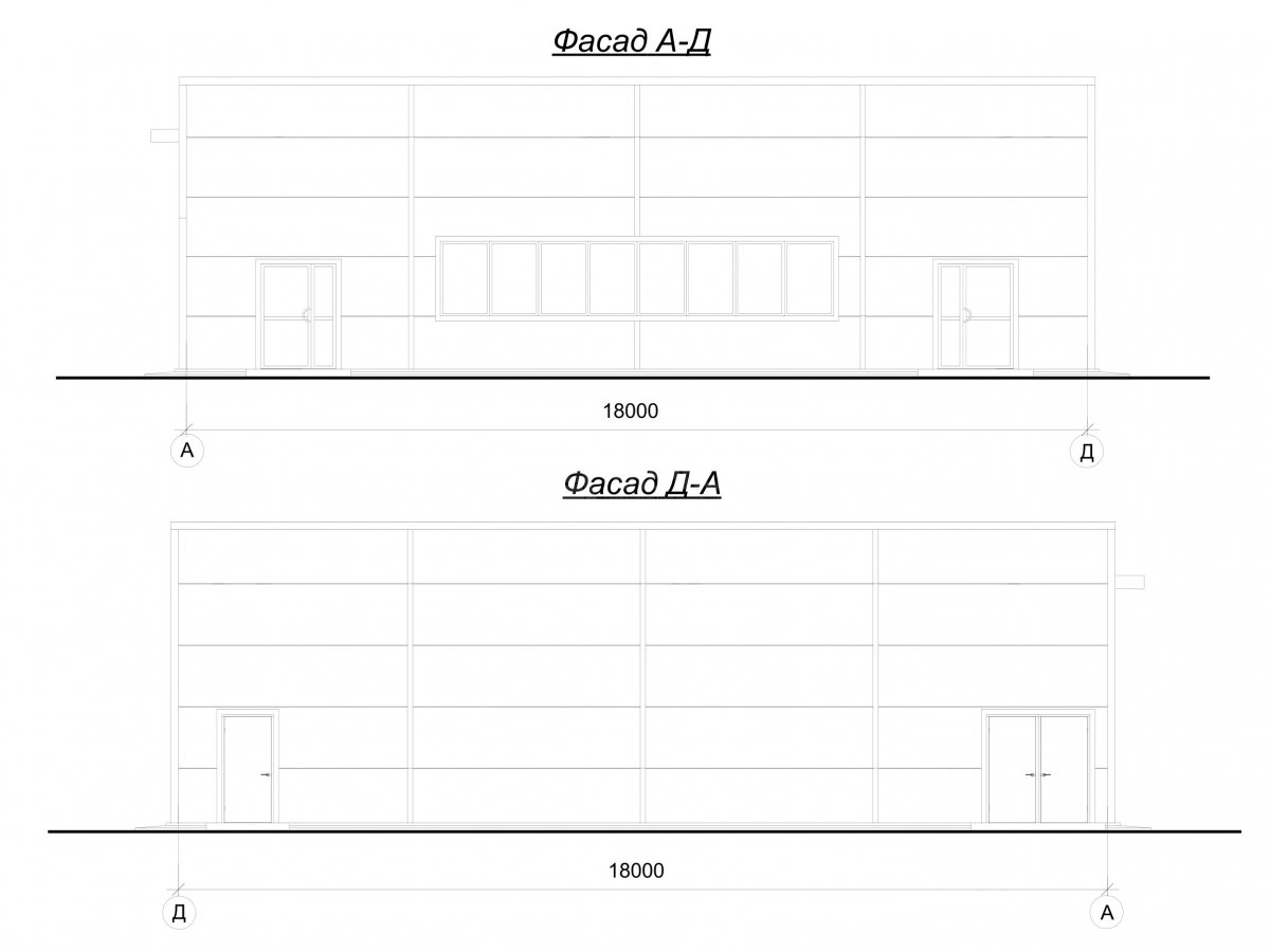 3D визуализация Магазин из сэндвич-панелей - фото 9
